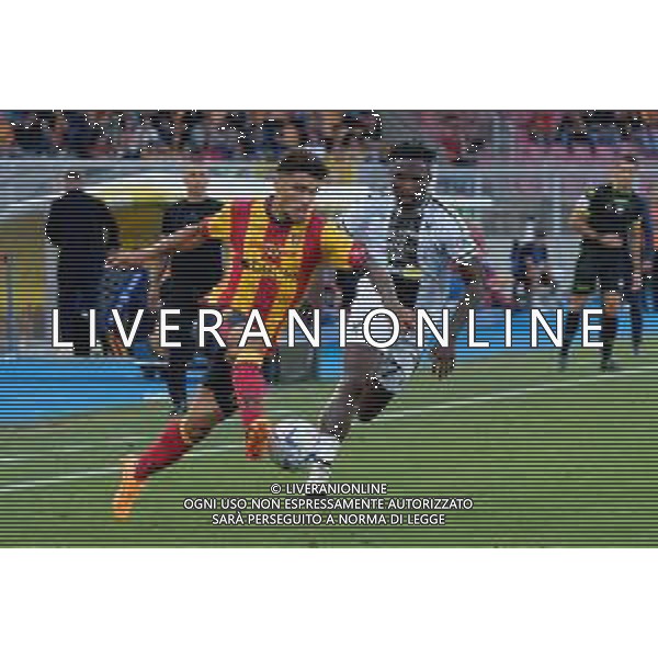 TVEM Valentin Gendrey of US Lecce in action against Isaac Success of Udinese Calcio during the Italian soccer Serie A match US Lecce vs Udinese on May 13, 2024 at Via del Mare Stadium in Lecce, Italy. Photo Emmanuele Mastrodonato/agenzia Liverani/ AGENZIA ALDO LIVERANI SAS