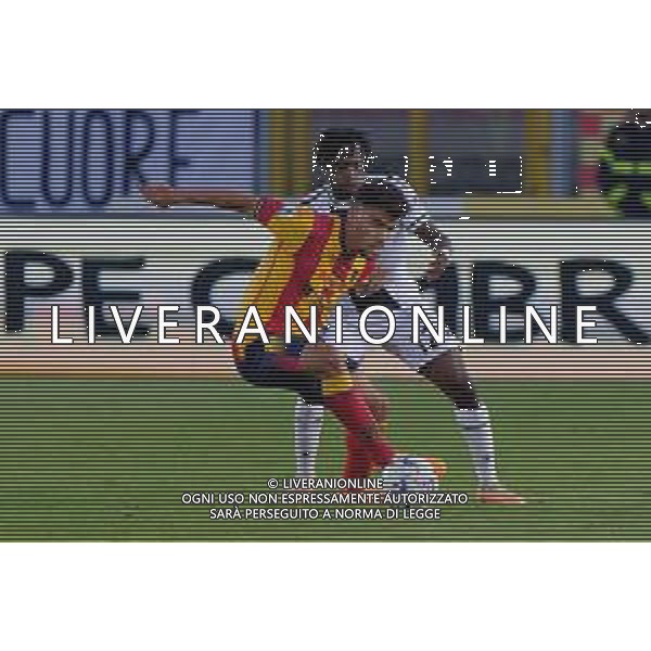 TVEM Valentin Gendrey of US Lecce in action against Hassane Kamara of Udinese Calcio during the Italian soccer Serie A match US Lecce vs Udinese on May 13, 2024 at Via del Mare Stadium in Lecce, Italy. Photo Emmanuele Mastrodonato/agenzia Liverani/ AGENZIA ALDO LIVERANI SAS