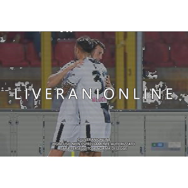 TVEM Lazar Samardzic of Udinese Calcio celebrates after scoring a goal with Roberto Pereyra of Udinese Calcio during the Italian soccer Serie A match US Lecce vs Udinese on May 13, 2024 at Via del Mare Stadium in Lecce, Italy. Photo Emmanuele Mastrodonato/agenzia Liverani/ AGENZIA ALDO LIVERANI SAS