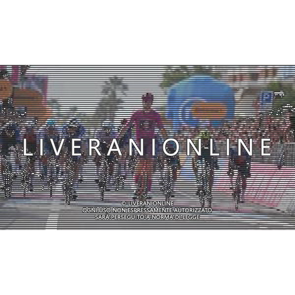 15-05-2024 Giro D\'italia; Tappa 11 Foiano Di Val Fortore - Francavilla Al Mare; 2024, Lidl - Trek; 2024, Soudal - Quick Step; Milan, Jonathan; Merlier, Tim; Francavilla Al Mare; ©SIROTTI / AGENZIA ALDO LIVERANI SAS