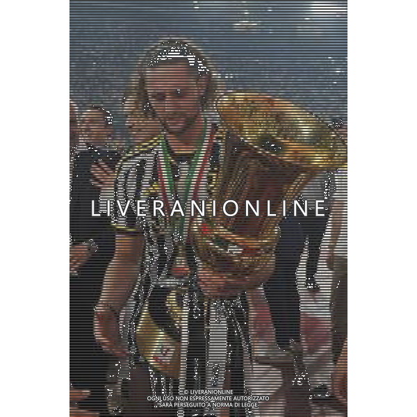Atalanta vs Juventus - Coppa Italia Freccia Rossa - Finale - Stadio Olimpico - Roma 15-05-2024 nella foto Rabiot con la coppa foto feerico gaetano-ag aldo liverani sas