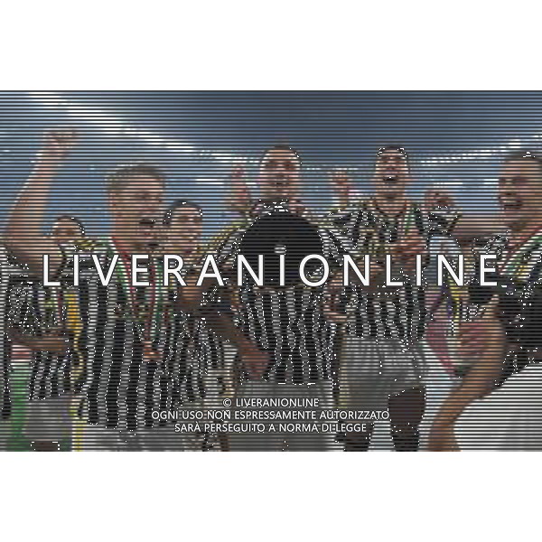 Atalanta vs Juventus - Coppa Italia Freccia Rossa - Finale - Stadio Olimpico - Roma 15-05-2024 nella foto Esultanza Juventus sotto la curva foto feerico gaetano-ag aldo liverani sas