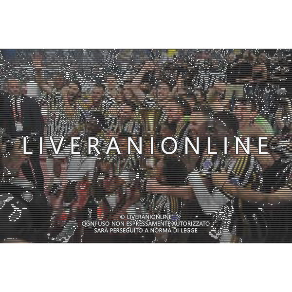 Atalanta vs Juventus - Coppa Italia Freccia Rossa - Finale - Stadio Olimpico - Roma 15-05-2024 nella foto Juventus con la coppa foto feerico gaetano-ag aldo liverani sas