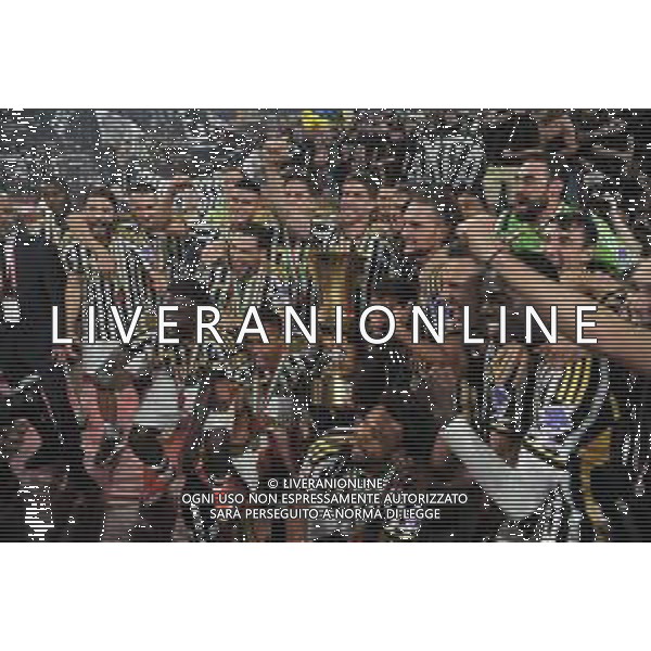 Atalanta vs Juventus - Coppa Italia Freccia Rossa - Finale - Stadio Olimpico - Roma 15-05-2024 nella foto Juventus con la coppa foto feerico gaetano-ag aldo liverani sas