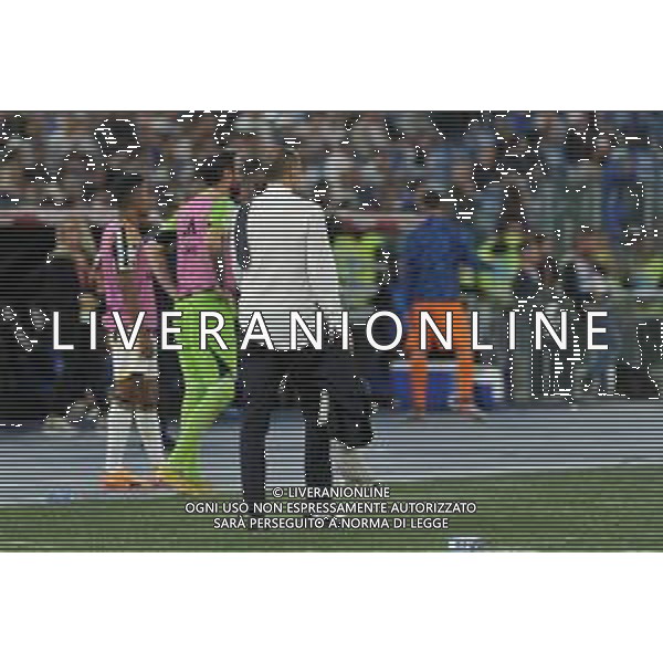 Atalanta vs Juventus - Coppa Italia Freccia Rossa - Finale - Stadio Olimpico - Roma 15-05-2024 nella foto Allegri espulso per aver tirato la giacca foto feerico gaetano-ag aldo liverani sas