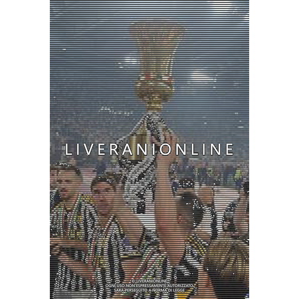 Atalanta vs Juventus - Coppa Italia Freccia Rossa - Finale - Stadio Olimpico - Roma 15-05-2024 nella foto Milik con la coppa foto federico gaetano-ag aldo liverani sas