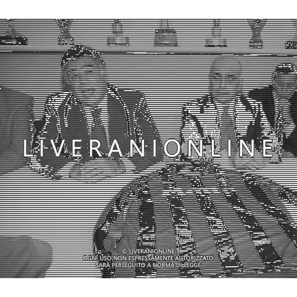 Neg- RETROSPETTIVA ADRIANO GALLIANI , Dirigente Sportivo Calcio Nella foto ADRIANO GALLIANI amministratore delegato MILAN CALCIO, ALLA PRESENTAZIONE DELLO SPONSOR \'MOTTA\' CAMPIONATO 1992-1993 AG ALDO LIVERANI