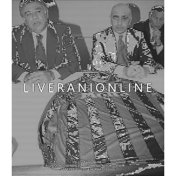 Neg- RETROSPETTIVA ADRIANO GALLIANI , Dirigente Sportivo Calcio Nella foto ADRIANO GALLIANI amministratore delegato MILAN CALCIO, ALLA PRESENTAZIONE DELLO SPONSOR \'MOTTA\' CAMPIONATO 1992-1993 AG ALDO LIVERANI