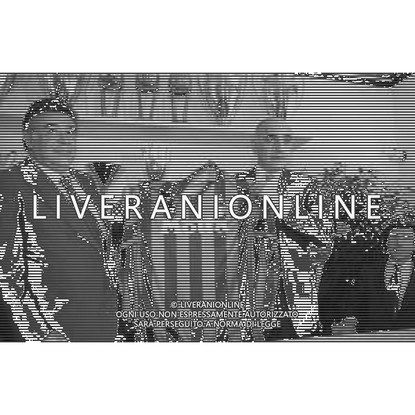 Neg- RETROSPETTIVA ADRIANO GALLIANI , Dirigente Sportivo Calcio Nella foto ADRIANO GALLIANI amministratore delegato MILAN CALCIO, ALLA PRESENTAZIONE DELLO SPONSOR \'MOTTA\' CAMPIONATO 1992-1993 CON ARIEDO BRAIDA AG ALDO LIVERANI