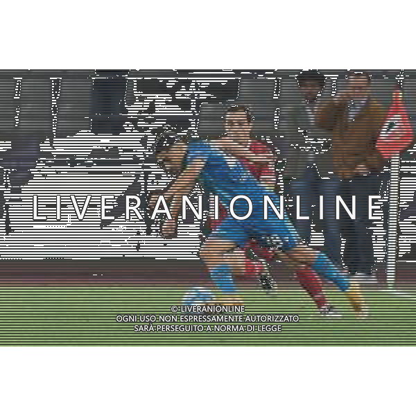 TVEM Filippo Distefano of Ternana Calcio in action against Raffaele Maiello of SSC Bari during the Italian Serie BKT playout match between SSC Bari and Ternana Calcio on 16 May 2024 at the San Nicola stadium in Bari, Italy. Photo by Emmanuele Mastrodonato/ag. Aldo Liverani s.a.s. / AGENZIA ALDO LIVERANI SAS