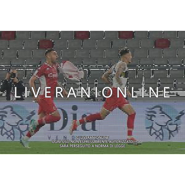 TVEM Marco Nasti of SSC Bari celebrates after scoring a goal during the Italian Serie BKT playout match between SSC Bari and Ternana Calcio on 16 May 2024 at the San Nicola stadium in Bari, Italy. Photo by Emmanuele Mastrodonato/ag. Aldo Liverani s.a.s. / AGENZIA ALDO LIVERANI SAS