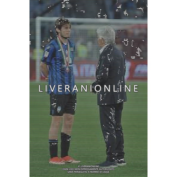 Atalanta vs Juventus - Coppa Italia Freccia Rossa - Finale - Stadio Olimpico - Roma 15-05-2024 nella foto De Roon e gian piero Gasperini ©Federico Gaetano / AGENZIA ALDO LIVERANI SAS