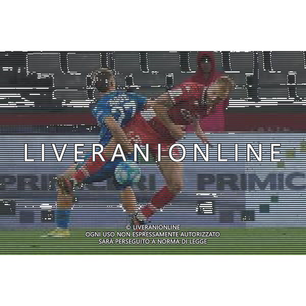TVEM Giuseppe Sibilli of SSC Bari in action against Costantino Favasuli of Ternana Calcio during the Italian Serie BKT playout match between SSC Bari and Ternana Calcio on 16 May 2024 at the San Nicola stadium in Bari, Italy. Photo by Emmanuele Mastrodonato/ag. Aldo Liverani s.a.s. / AGENZIA ALDO LIVERANI SAS