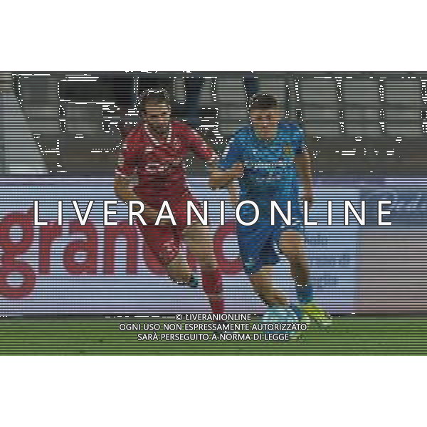 TVEM Costantino Favasuli of Ternana Calcio in action against Giacomo Ricci of SSC Bari during the Italian Serie BKT playout match between SSC Bari and Ternana Calcio on 16 May 2024 at the San Nicola stadium in Bari, Italy. Photo by Emmanuele Mastrodonato/ag. Aldo Liverani s.a.s. / AGENZIA ALDO LIVERANI SAS