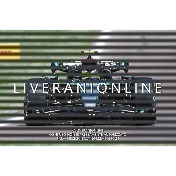 IMOLA 17 05 2024 (VENERDI) AUTODROMO ENZO E DINO FERRARI GRAN PREMIO DI FORMULA 1 NELLA FOTO LEWIS HAMILTON ALLA CURVA TOSA ©SANNA / AGENZIA ALDO LIVERANI SAS