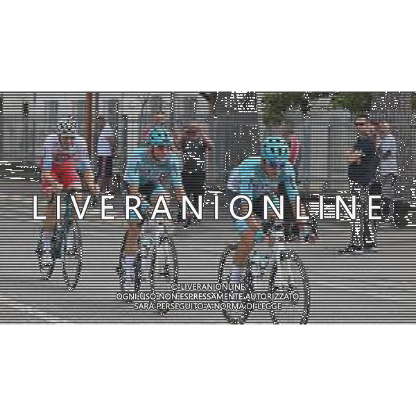 17-05-2024 Giro D\'italia; Tappa 13 Riccione - Cento; 2024, Vf Group - Bardiani Csf Faizane; 2024, Polti - Kometa; Tonelli, Alessandro; Tarozzi, Manuele; Pietrobon, Andrea; Cesena; ©SIROTTI / AGENZIA ALDO LIVERANI SAS