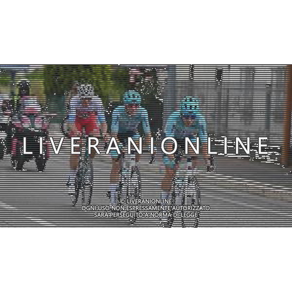 17-05-2024 Giro D\'italia; Tappa 13 Riccione - Cento; 2024, Vf Group - Bardiani Csf Faizane; 2024, Polti - Kometa; Tonelli, Alessandro; Tarozzi, Manuele; Pietrobon, Andrea; Cesena; ©SIROTTI / AGENZIA ALDO LIVERANI SAS