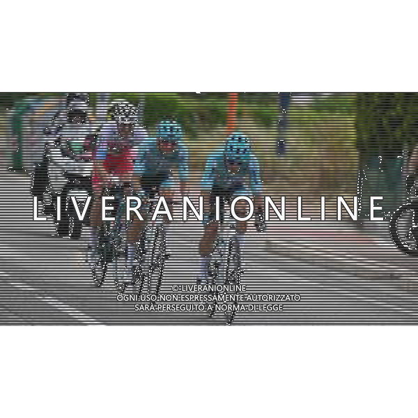 17-05-2024 Giro D\'italia; Tappa 13 Riccione - Cento; 2024, Vf Group - Bardiani Csf Faizane; 2024, Polti - Kometa; Tonelli, Alessandro; Tarozzi, Manuele; Pietrobon, Andrea; Cesena; ©SIROTTI / AGENZIA ALDO LIVERANI SAS