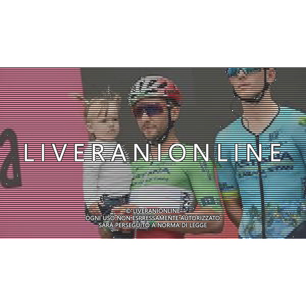 17-05-2024 Giro D\'italia; Tappa 13 Riccione - Cento; 2024, Astana Qazaqstan; Velasco, Simone; Figlia Velasco, Simone; Riccione; ©SIROTTI / AGENZIA ALDO LIVERANI SAS
