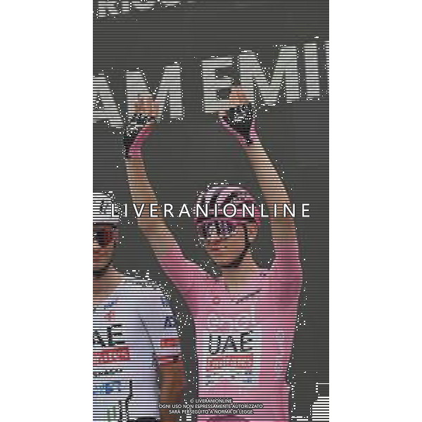 17-05-2024 Giro D\'italia; Tappa 13 Riccione - Cento; 2024, Uae Team Emirates; Pogacar, Tadej; Riccione; ©SIROTTI / AGENZIA ALDO LIVERANI SAS
