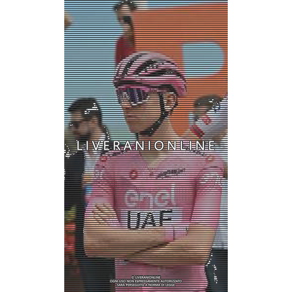 17-05-2024 Giro D\'italia; Tappa 13 Riccione - Cento; 2024, Uae Team Emirates; Pogacar, Tadej; Riccione; ©SIROTTI / AGENZIA ALDO LIVERANI SAS