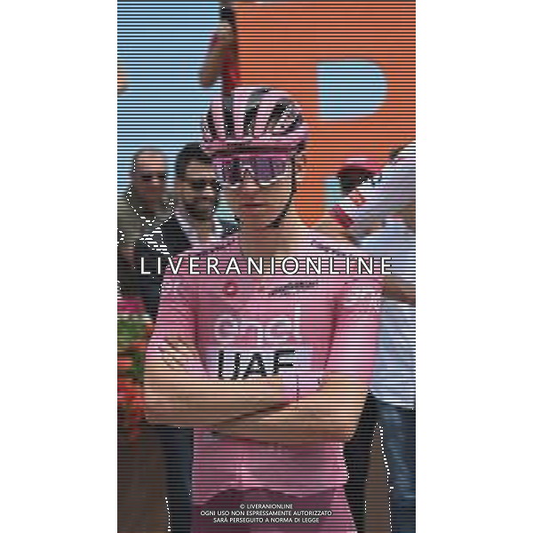 17-05-2024 Giro D\'italia; Tappa 13 Riccione - Cento; 2024, Uae Team Emirates; Pogacar, Tadej; Riccione; ©SIROTTI / AGENZIA ALDO LIVERANI SAS