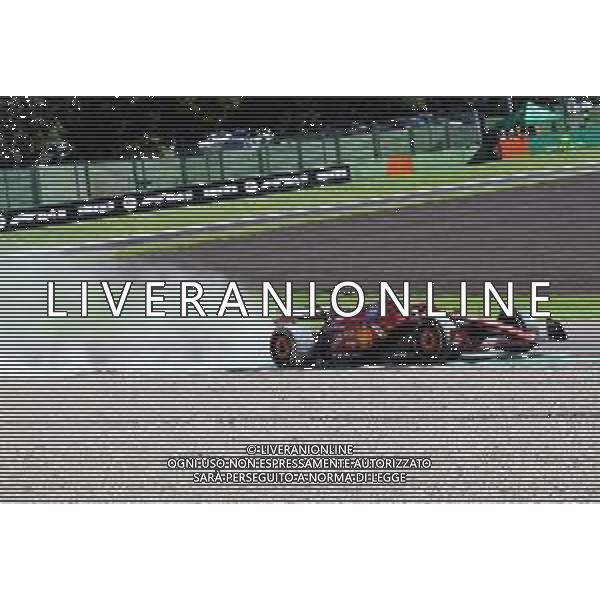 IMOLA 17 05 2024 (VENERDI) AUTODROMO ENZO E DINO FERRARI GRAN PREMIO DI FORMULA 1 NELLA FOTO CHARLES LECLERC FERRARI PIU\' VELOCE DELLE PROVE LIBERE ALLA RIVAZZA ©SANNA / AGENZIA ALDO LIVERANI SAS