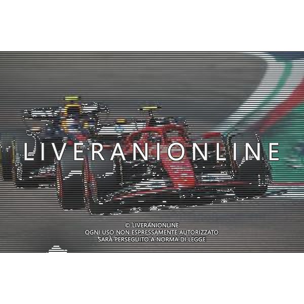 IMOLA 18 05 2024 AUTODROMO ENZO E DINO FERRARI (SABATO) GRAN PREMIO DI FORMULA 1 NELLA FOTO CARLOS SAINZ FERRARI CURVA ACQUE MINERALI ©SANNA / AGENZIA ALDO LIVERANI SAS