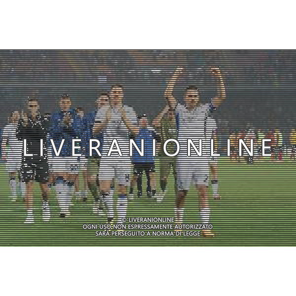 TVEM the Atalanta players applauds fans during the Italian soccer Serie A match US Lecce vs Atalanta on May 18, 2024 at Via del Mare Stadium in Lecce, Italy. Photo Emmanuele Mastrodonato/agenzia Liverani / AGENZIA ALDO LIVERANI SAS
