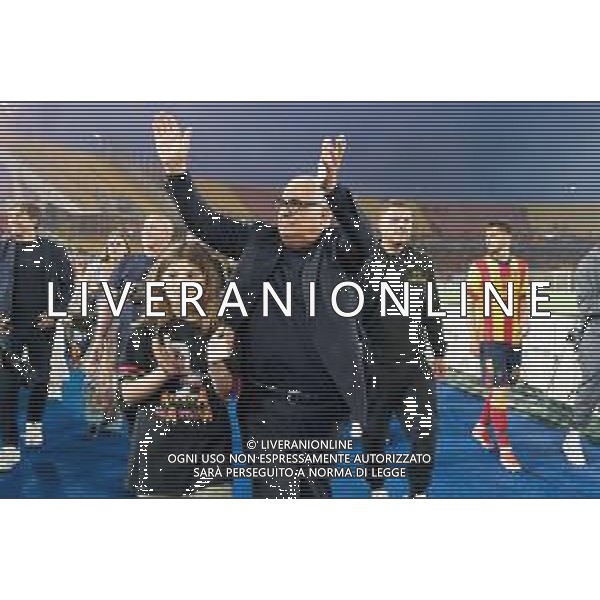 TVEM the technical director of US Lecce Pantaleo Corvino during the Italian soccer Serie A match US Lecce vs Atalanta on May 18, 2024 at Via del Mare Stadium in Lecce, Italy. Photo Emmanuele Mastrodonato/agenzia Liverani / AGENZIA ALDO LIVERANI SAS
