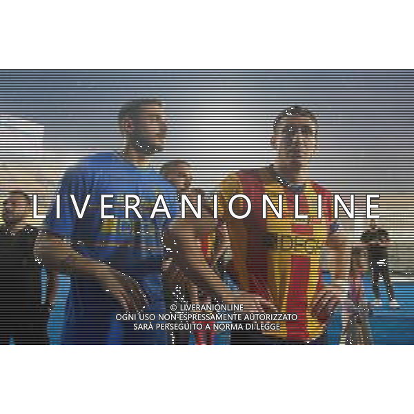 TVEM Wladimiro Falcone of US Lecce and Federico Baschirotto of US Lecce during the Italian soccer Serie A match US Lecce vs Atalanta on May 18, 2024 at Via del Mare Stadium in Lecce, Italy. Photo Emmanuele Mastrodonato/agenzia Liverani / AGENZIA ALDO LIVERANI SAS