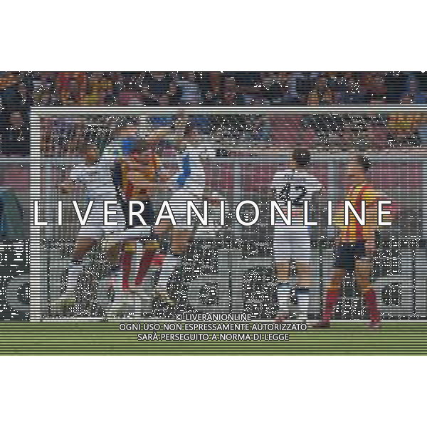 TVEM Gianluca Scamacca of Atalanta celebrates after scoring a goal during the Italian soccer Serie A match US Lecce vs Atalanta on May 18, 2024 at Via del Mare Stadium in Lecce, Italy. Photo Emmanuele Mastrodonato/agenzia Liverani / AGENZIA ALDO LIVERANI SAS