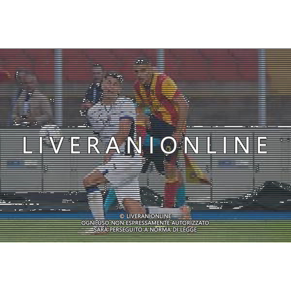 TVEM Nikola Krstovic of US Lecce in action against Giovanni Bonfanti of Atalanta during the Italian soccer Serie A match US Lecce vs Atalanta on May 18, 2024 at Via del Mare Stadium in Lecce, Italy. Photo Emmanuele Mastrodonato/agenzia Liverani / AGENZIA ALDO LIVERANI SAS