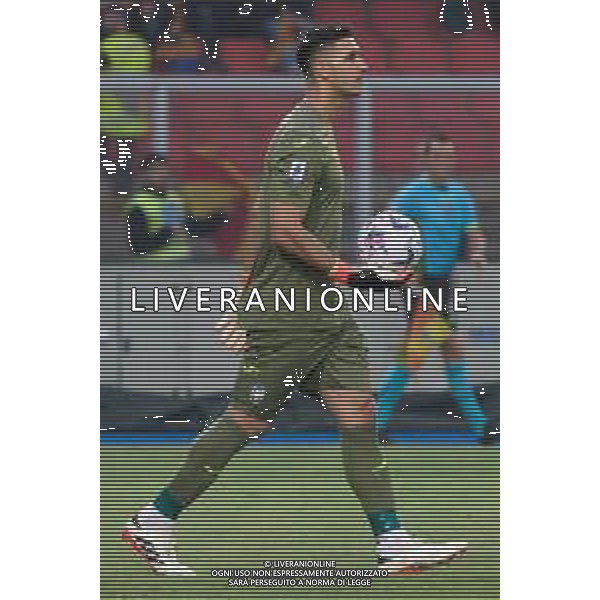 TVEM Juan Musso of Atalanta during the Italian soccer Serie A match US Lecce vs Atalanta on May 18, 2024 at Via del Mare Stadium in Lecce, Italy. Photo Emmanuele Mastrodonato/agenzia Liverani / AGENZIA ALDO LIVERANI SAS