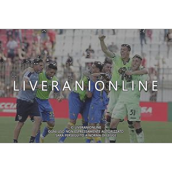 Esultanza frosinone dopo pareggio udinese empoli -MONZA - FROSINONE CAMPIONATO CALCIO SERIE A TIM 19.05.2024 ©PAOLO GIAMPIETRI / AGENZIA ALDO LIVERANI SAS