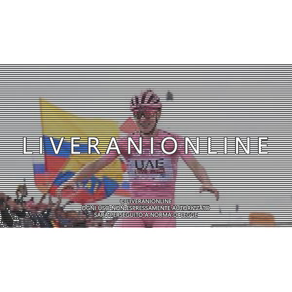 19-05-2024 Giro D\'italia; Tappa 15 Manerba Del Garda - Mottolino Di Livigno; 2024, Uae Team Emirates; Pogacar, Tadej; Mottolino Di Livigno; ©SIROTTI / AGENZIA ALDO LIVERANI SAS