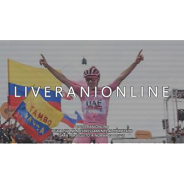 19-05-2024 Giro D\'italia; Tappa 15 Manerba Del Garda - Mottolino Di Livigno; 2024, Uae Team Emirates; Pogacar, Tadej; Mottolino Di Livigno; ©SIROTTI / AGENZIA ALDO LIVERANI SAS