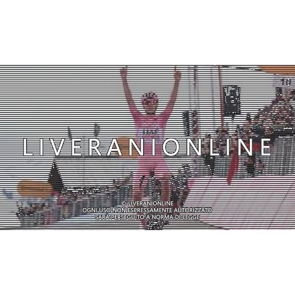 19-05-2024 Giro D\'italia; Tappa 15 Manerba Del Garda - Mottolino Di Livigno; 2024, Uae Team Emirates; Pogacar, Tadej; Mottolino Di Livigno; ©SIROTTI / AGENZIA ALDO LIVERANI SAS