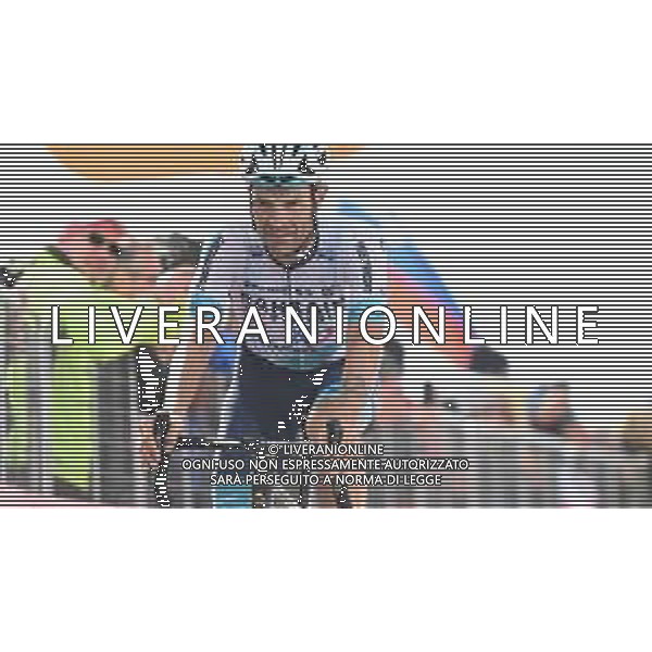 19-05-2024 Giro D\'italia; Tappa 15 Manerba Del Garda - Mottolino Di Livigno; 2024, Bahrain Victorious; Caruso, Damiano; Mottolino Di Livigno; ©SIROTTI / AGENZIA ALDO LIVERANI SAS