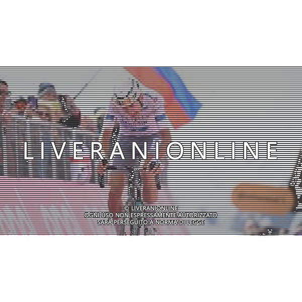 19-05-2024 Giro D\'italia; Tappa 15 Manerba Del Garda - Mottolino Di Livigno; 2024, Bahrain Victorious; Tiberi, Antonio; Mottolino Di Livigno; ©SIROTTI / AGENZIA ALDO LIVERANI SAS