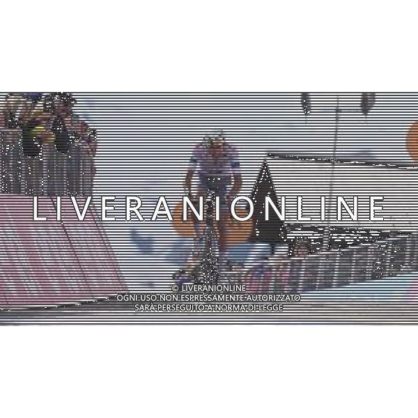 19-05-2024 Giro D\'italia; Tappa 15 Manerba Del Garda - Mottolino Di Livigno; 2024, Bahrain Victorious; Tiberi, Antonio; Mottolino Di Livigno; ©SIROTTI / AGENZIA ALDO LIVERANI SAS