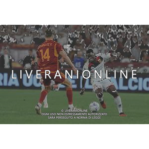 Roma vs Genoa - Campionato Serie A TIM - 37 giornata - Stadio Olimpico - Roma 19-05-2024 nella foto Llorente e Ekuban ©Federico Gaetano / AGENZIA ALDO LIVERANI SAS
