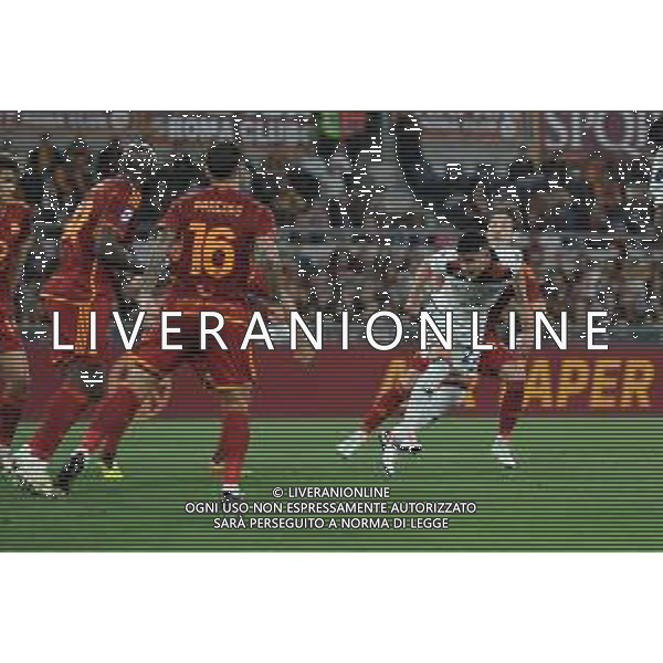 Roma vs Genoa - Campionato Serie A TIM - 37 giornata - Stadio Olimpico - Roma 19-05-2024 nella foto Occasione gol Vasquez ©Federico Gaetano / AGENZIA ALDO LIVERANI SAS