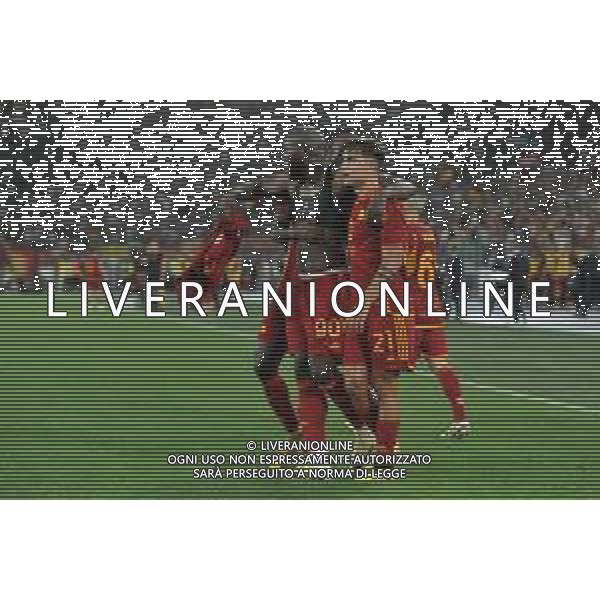 Roma vs Genoa - Campionato Serie A TIM - 37 giornata - Stadio Olimpico - Roma 19-05-2024 nella foto Esultanza dopo Gol Lukaku romelu ©Federico Gaetano / AGENZIA ALDO LIVERANI SAS