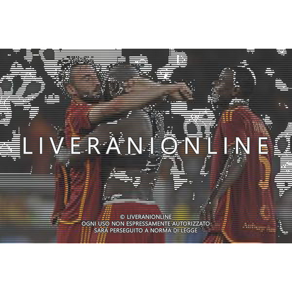 Roma vs Genoa - Campionato Serie A TIM - 37 giornata - Stadio Olimpico - Roma 19-05-2024 nella foto Esultanza dopo Gol Lukaku romelu ©Federico Gaetano / AGENZIA ALDO LIVERANI SAS