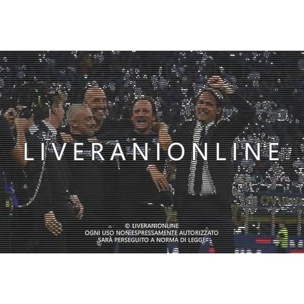 Inter-Lazio Campionato di calcio Serie A 2023/2024 - Stadio Giuseppe Meazza Nella foto: Simone Inzaghi e il suo staff foto andrea rosito-ag aldo liverani sas