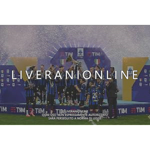 Inter vs Lazio nella foto premiazione Inter Milano 19-05-2024 Stadio Giuseppe Meazza - San Siro Campionato Serie A TIM - 37a giornata foto Roberto Garavaglia/Agenzia Aldo Liverani sas