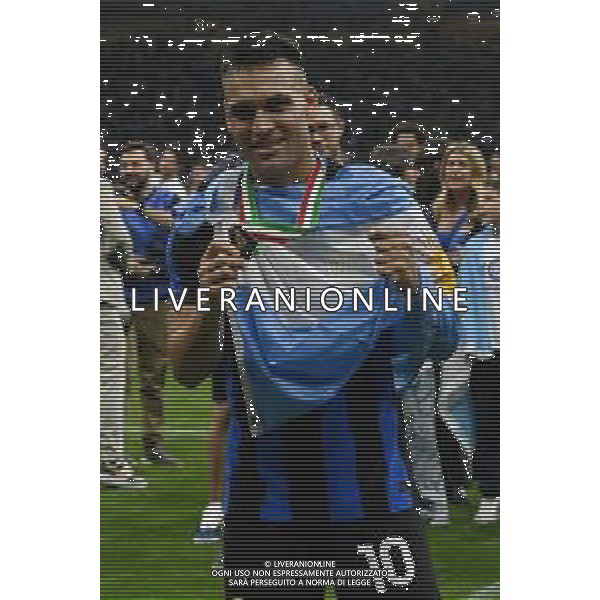 Inter vs Lazio nella foto Lautaro Martinez (Inter) Milano 19-05-2024 Stadio Giuseppe Meazza - San Siro Campionato Serie A TIM - 37a giornata foto Roberto Garavaglia/Agenzia Aldo Liverani sas