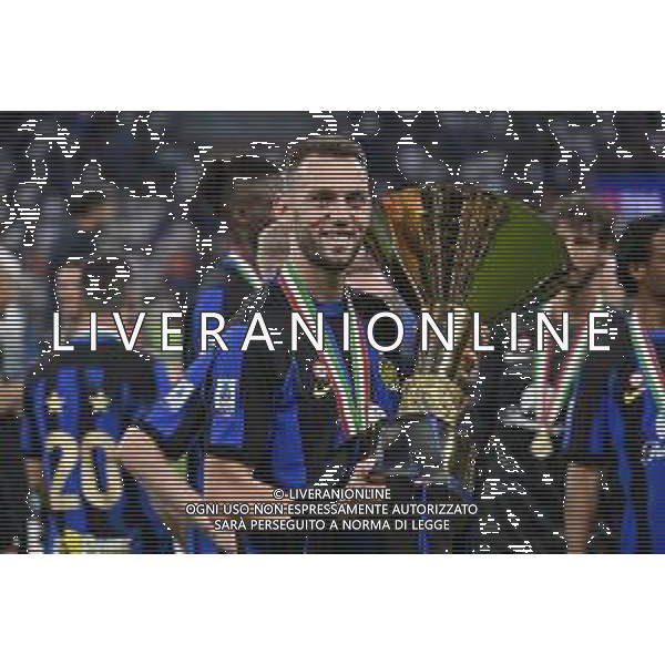 Inter vs Lazio nella foto Stefan de Vrij (Inter) Milano 19-05-2024 Stadio Giuseppe Meazza - San Siro Campionato Serie A TIM - 37a giornata foto Roberto Garavaglia/Agenzia Aldo Liverani sas