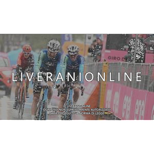 21-05-2024 Giro D\'italia; Tappa 16 Livigno - Monte Pana; 2024, Decathlon - Ag2r La Mondiale; Paret Peintre, Aurelien; O\'connor, Ben; Monte Pana; ©SIROTTI / AGENZIA ALDO LIVERANI SAS